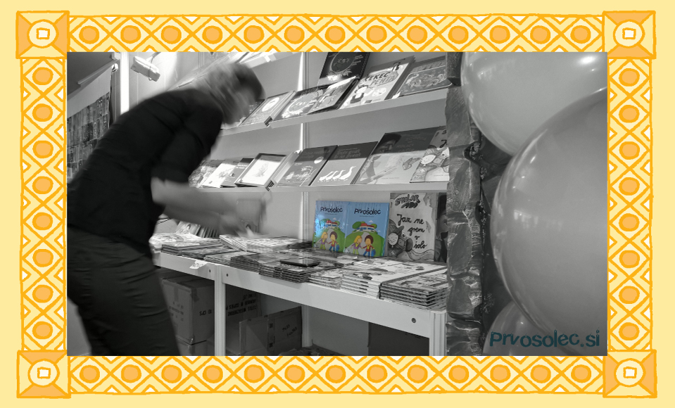 Slovenski knjižni sejem in knjiga Prvošolec - Prvosolec.si